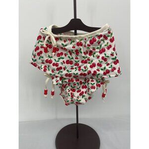 Build-A-Bear Workshop Cherry Print Skirt & Underwear Set For Plush Toys